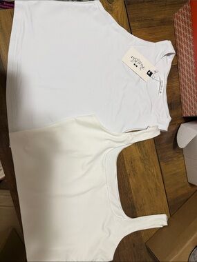 White Double Tank Pack both size medium